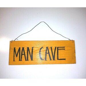 The Man Cave Sign Man Shed Garage by Terena's wooden signs Gift Idea signed New